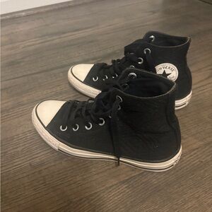 Converse Black and White High-Tops